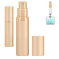 Travel Refillable Perfume Atomizer Bottle 5ml Leakproof Travel Perfume Refillable Bottle, Perfume Atomizer (Gold) - color: Gold