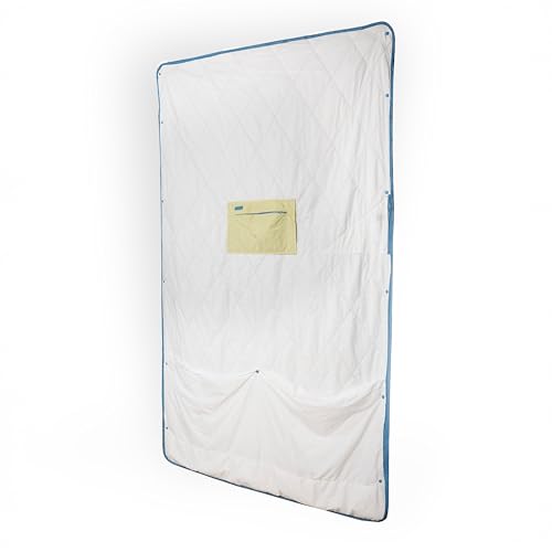 Gravel Layover Travel Blanket – Ultra-Light Compact Blanket for Camping and Outdoor Adventures - Down Alternative Portable Travel Blanket for Layovers & Road Trips (Polar) - color: Polar
