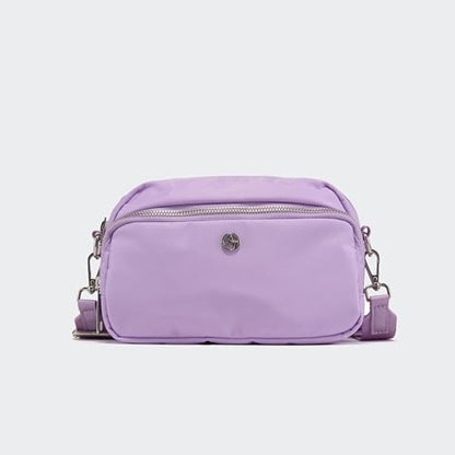 Pander Crossbody Sling Bag – Everyday Purse with Adjustable Strap, Perfect for Travel, Errands, and Daily Use - color: Lilac Purple