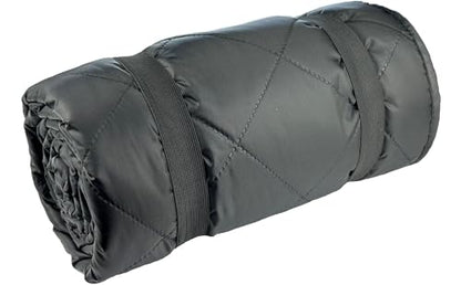 DOWN UNDER OUTDOORS Large Waterproof Windproof Extra Thick 350 GSM Quilted Fleece, or Sherpa Stadium Blanket - color: Promise