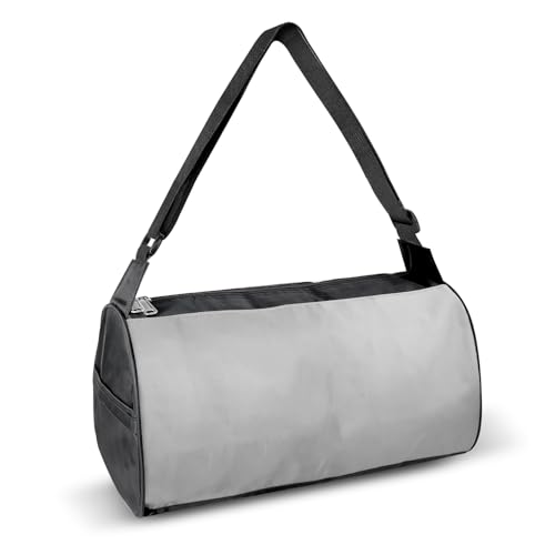 C&F BOGMOST Small Travel Duffel Bag Foldable Waterproof Gym Bag for Gym Beach Swim Bag Men Women Duffle Bag Lightweight Oxford Cloth Sports Bag-Grey - color: A-Grey-Small, size: 15 INCHES