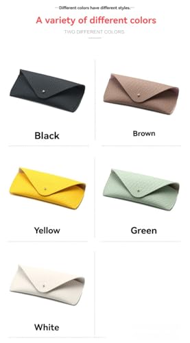 Portable Leather Glasses Case Anti-pressure Glasses Bag Coin Purse Storage Bag Suitable for Men and Women - color: Snake Print White