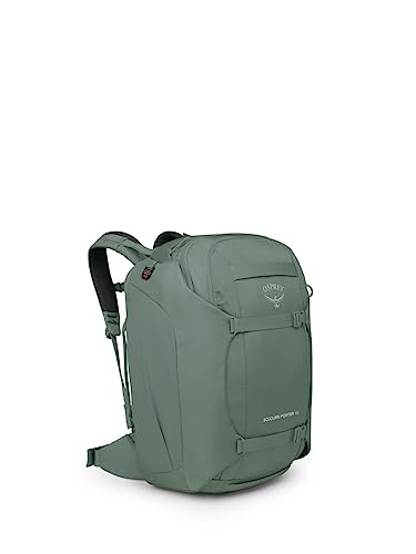 Osprey Sojourn Porter 46L Travel Backpack – Carry-On Compliant Luggage with StraightJacket Compression and Padded Laptop Sleeve – Durable Pack for International or Urban Travel, Koseret Green - color: Koseret Green, size: 46L