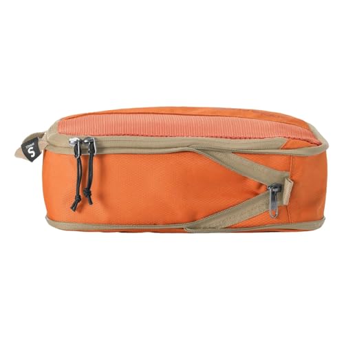 Eagle Creek Pack-It Reveal Carry-On Set - Compression Cube S (2x) & M (1x) & Clean/Dirty Cube M - Angled Zipper Stackable Carry-On Packing Tubes - Travel Essentials - Mandarin - color: Mandarin