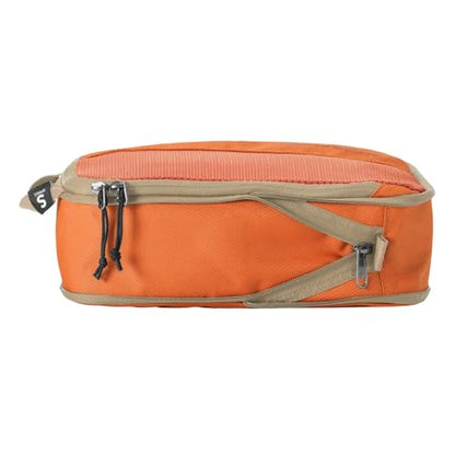 Eagle Creek Pack-It Reveal Carry-On Set - Compression Cube S (2x) & M (1x) & Clean/Dirty Cube M - Angled Zipper Stackable Carry-On Packing Tubes - Travel Essentials - Mandarin - color: Mandarin