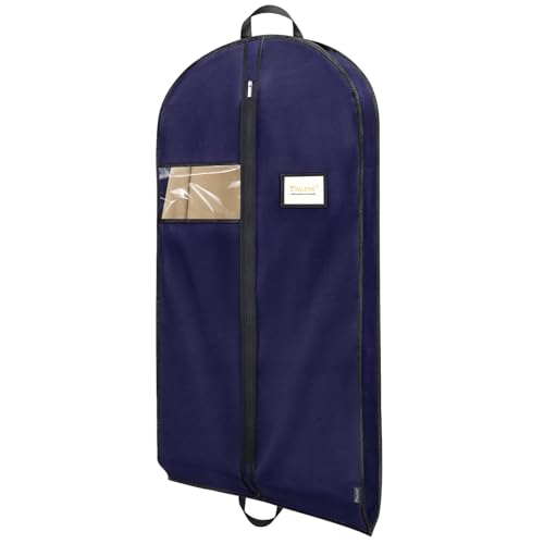 BALEINE 1PK Heavy Duty Garment Bag with Shoe Storage Travel Bag for Dresses, Suit, Coats Travel Essential (54", Blue) - color: Blue, size: 54" 1PK
