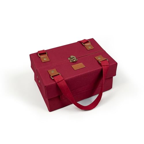 SplayTray: The Bag That Opens Into a Tray (Ruby, Medium) - color: Ruby, size: Medium