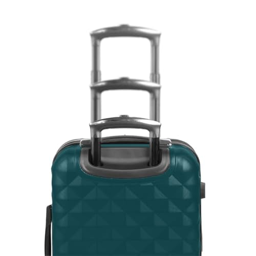 Kenneth Cole REACTION Diamond Tower Collection Lightweight Hardside Expandable 8-Wheel Spinner Travel Luggage, Deep Teal, 3-Piece Set (20", 24", & 28") - color: Deep Teal, size: 3-Piece Set (20", 24", & 28")