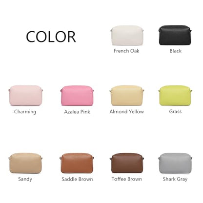 PU leather Organizer Bag Lightweight Cosmetic Bag with Ring Clasp Perfect Travel Makeup Bag for Women (Saddle Brown/PU) - color: Saddle Brown/PU