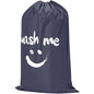 HOMEST XL Laundry Bag 28" x 40", Extra Large Dirty Clothes Organizer Holds 3-4 Loads, Machine Washable Drawstring Laundry Bag for Dorm, Camp, Laundromat, Family, Travel, Gray - color: (1 pack-Wash me)Grey