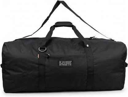 Heavy Duty Cargo Duffel Large Sport Gear Drum Set Equipment Hardware Travel Bag Rooftop Rack Bag - color: Black, size: 21" x 10" x 9"