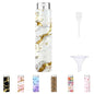 5ml Perfume Atomiser Refillable Bottles Portable Mini Spray Travel Bottle Easy to Refill Empty Atomizer Bottle for Purse Handbag Pocket Luggage,Bright Color (White gold marble 1) - color: White gold marble 1