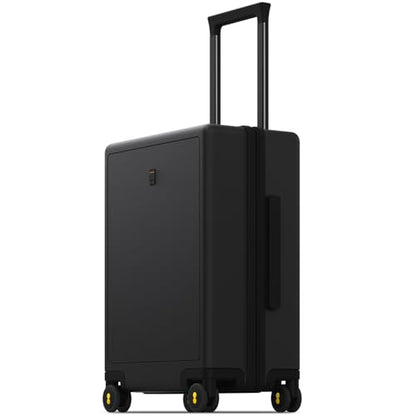 LEVEL8 Carry on Luggage Airline Approved, Small Carry-on Suitcases with Wheels, Lightweight Hardside Luminous Textured with Spinner Wheel, Tsa Lock, 18 Inch, Black - color: Black, size: Small Carry-On 18 Inch