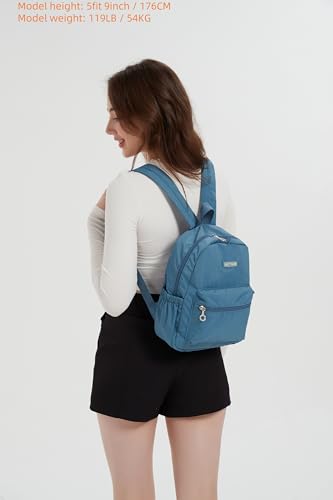 AOTIAN Mini Lightweight 11.8 Inch Backpack Durable Travel Hiking Women and Girls Small Daypack, 7 Liters Light Blue - color: Light Blue