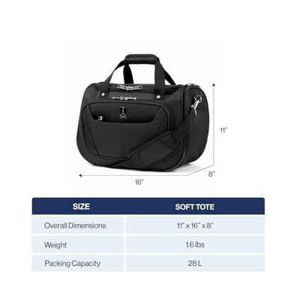 Travelpro Maxlite 5 Softside Lightweight Underseat Carry-On Travel Tote, Overnight Weekender Bag - color: Forest Green