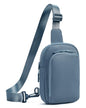 CHOLISS Small Crossbody Bags for Women and Men, Sling Bag for Women and Men Trendy, Fanny Packs Chest Bag with Extended Strap - color: Lake Blue