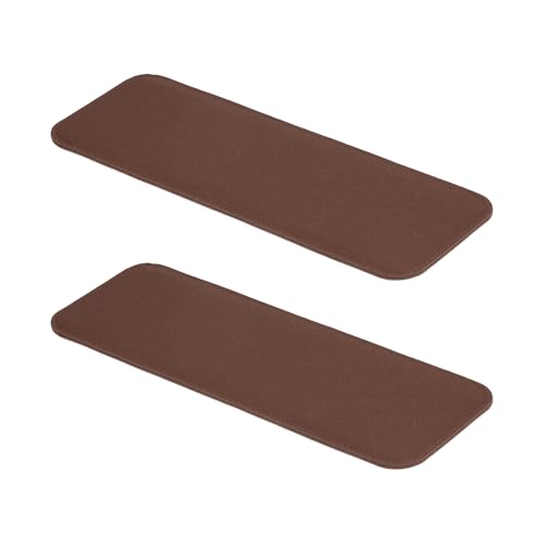 PATIKIL Felt Base Shaper 12x5 Inch, 2Pcs Bag Bottom Shaper Pad Purse Liner Board Insert Arc Corner for Handbags Tote Crossbody Bag Backpack, Brown - color: Brown, size: 12x5 Inch