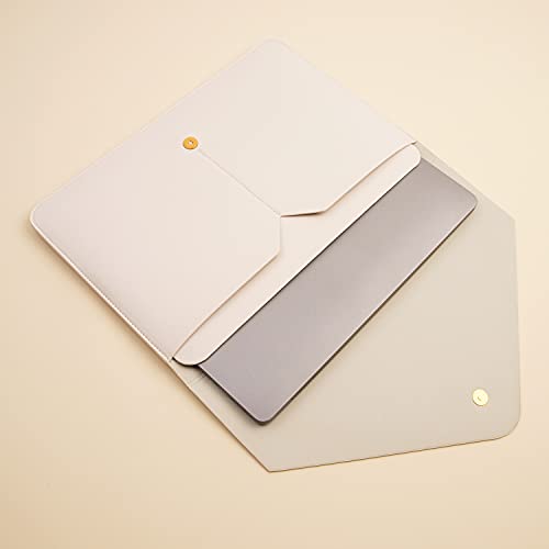Laptop Sleeve 14 Inch Compatible with MacBook Pro 14, MacBook Air 13 2010-2017, MacBook Pro 13 2012-2015, Surface Laptop 13.5 with Small Pouch, Mouse Pad and Cord Organizer, Color White - color: White, size: 14Inch Laptop