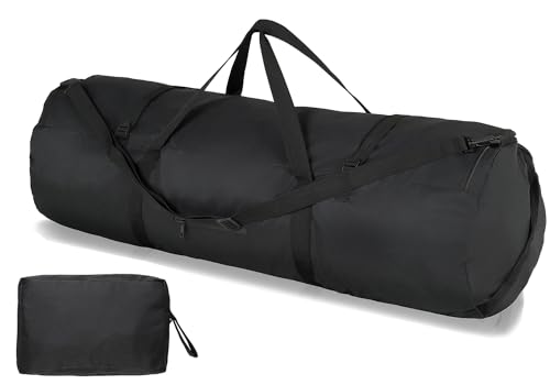 Arxus Duffle Bag for Travel 30L/50L/90L Extra Large Luggage Heavy Duty Duffel Bat Bag for Men Sports - color: Black, size: 90L