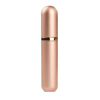 Travel Perfume Bottle Refillable Atomizer, 5ML Perfume Atomiser, Leakproof Portable Perfume Sprayer (Rose Gold) - color: Rose Gold