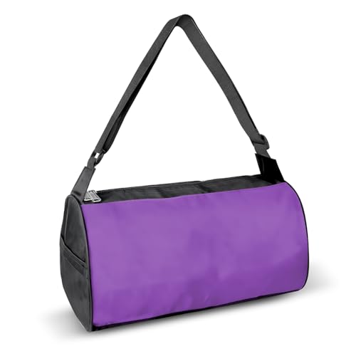 C&F BOGMOST Small Travel Duffel Bag Foldable Waterproof Gym Bag for Gym Beach Swim Bag Men Women Duffle Bag Lightweight Oxford Cloth Sports Bag -Purple - color: A-Purple-Small, size: 15 INCHES