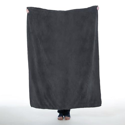 Carstens, Inc. Travel Blanket, Premium Compact 2-in-1 Airplane Blanket/Pillow, Perfect Grey - color: Perfect Grey
