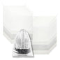 20 Pack Shoe Bags for Travel, 17" x 12.6" Drawstring Shoe Organizers with Clear Window, Breathable Non-Woven Dustproof Pouches for Luggage & Closet (White) - color: White