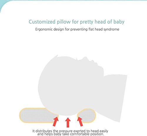 Soft Hypoallergenic Baby Head & Neck Support Organic Cotton Cover Machine Washable (Bambi Pink) - color: Bambi Pink