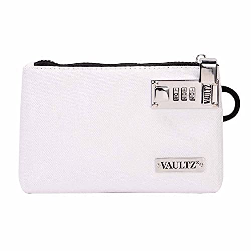 Vaultz Locking Accessories Pouch, 5x8 Inches, White (VZ03988) - color: White, size: 5x8