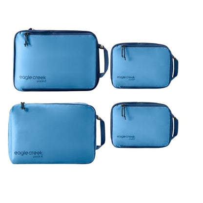 Eagle Creek Pack-It Isolate Carry-On Set - Compact Compression Cube Set for Optimizing Luggage Space - Convenient Top Handle - Internal Storage Divider - Water-Resistant - Washable - Blue Dawn - color: Blue Dawn