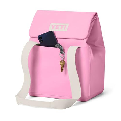 YETI Daytrip 14L Insulated Soft Cooler Tote Bag - color: Power Pink/Aspen
