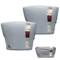 ONTYZZ 2 Pack Home Vacuum Bags Space Saver Compression Domestic Vacuum Sealer Bags for Clothes, Comforters, Blankets, Bedding - color: Two Pack Large Grey