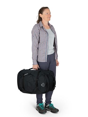Osprey Farpoint 40L Men's Travel Backpack, Black - color: Black, size: 40L