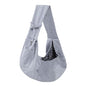 Dog Carrier Sling - Reversible Puppy Carrier Purse with Storage Pocket, Hand-Free Dog Sling Carrier for Carry Small Dogs and Cats, Travel Safety Harness, Dog and Cat Harness (Gray) - color: Gray