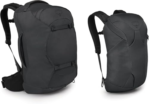 Osprey Farpoint 55L Men's Travel Backpack, Tunnel Vision Grey - color: Tunnel Vision Grey, size: 55L