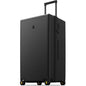 LEVEL8 Trunk Luggages, Large Suitcase 28 Inch Luggage with Spinner Wheels, Luminous Textured Checked Lightweight Hard Shell with Tsa Lock, Black - color: Black, size: Trunk 28 Inch