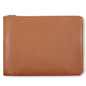 Leatherology Cognac Leatherolgy Zippered Document Holder with Interior Pocket for Tablet - color: Cognac