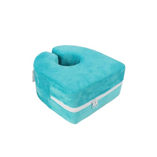 Adult Bed Sore Pads Wedge Foot Support Pillow Pressure Ulcer Ankle Protector Ring Foot Rest Pillows Bedridden Patient Elderly Heel Cushion Sleeping Elevated Foam Pad Leg Post Surgery Recovery Pillow - color: Green,2pcs