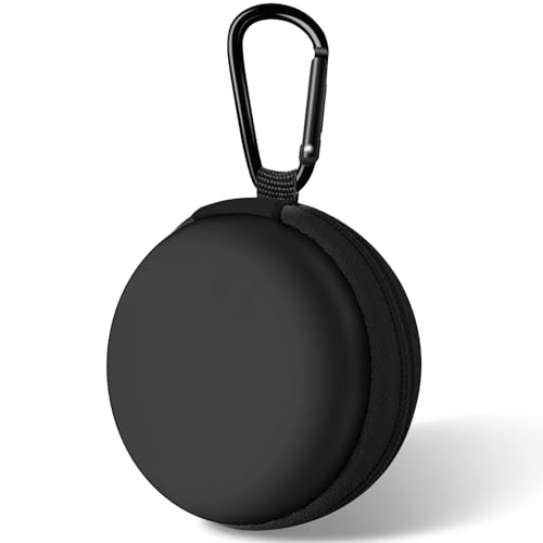 Travel Essentials Organizer Kit – Waterproof Cord Organizer & Round Earbud Case Travel Bag for Chargers, Headphones & Tech Accessories - color: A2-Black