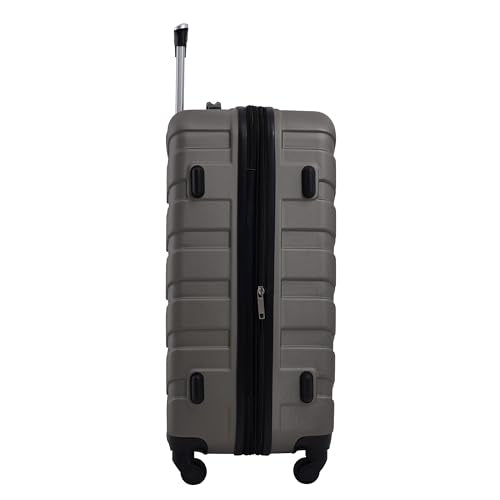 Wrangler 4 Piece Miami Luggage and Packing Cubes Set, Desert Taupe - color: Desert Taupe, size: 4 Piece Set