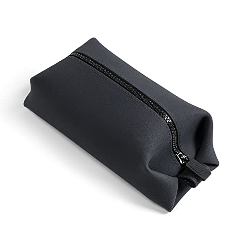 TOOLETRIES The Koby Dopp Kit, Premium Silicone Toiletry Bag for Men, Compact Leak-Resistant Travel Organizer with Heavy-Duty Zipper, Easy-to-Clean Grooming Bag – Lite 9" x 4.5" x 4.5", Charcoal - color: Charcoal, size: Lite 9" x 4.5" x 4.5"