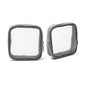 patu Mesh Travel Toiletry Bag, Transparent Standing Pouch, Portable Shaving Washing Kits Organizer, Personal Care Trip Case, Pack of 2 (Size S), Gray - size: S, Gray (2 pcs)