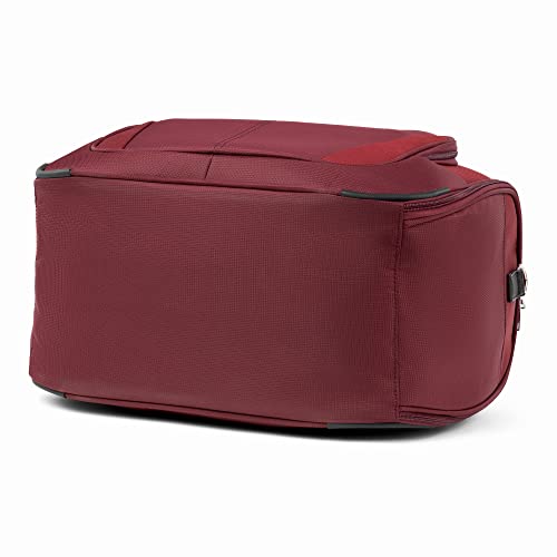 Travelpro Maxlite 5 Softside Lightweight Underseat Carry-On Travel Tote, Overnight Weekender Bag - color: Tote Burgundy