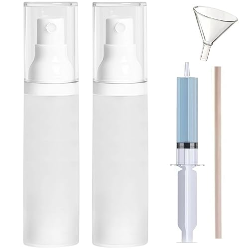 360° Angle Work - Small Spray Bottle | 1.7oz/50ml - Mini Spray Bottle - TSA Approved Travel Bottle | Portable Refillable Leak Proof | For Perfume Toner Hair spray Facial Moisturizing | 1.7oz/50ml-PK 2 - size: 1.7 fl oz (2 Count)