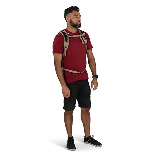 Osprey Sportlite Lightweight Hiking Backpack with Hydraulics Reservoir for Men & Women - Everyday Hydration Travel Bag - color: Olive Tan, style: 20l
