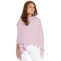 Velanio Cashmere 100% Cashmere Knitted Wrap Pashmina Shawl Extra Large Scarf Stole for Women Travel - color: Pink