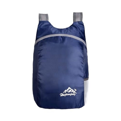 Ultra Lightweight Travel Foldable Backpack,Water Resistant Reusable Hiking Daypack for Camping Outdoor for Women&Men - color: Dark Blue