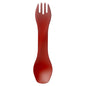 humangear GoBites Uno | Travel & Camping Utensils | Portable & Convertible Dining Ware | Multi-Functional Spork, Red - color: Red