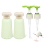 3.4oz Travel Shampoo Bottle with Flip Cap, Refillable Plastic Pump Bottles Dispenser for Soap, Shampoo, Lotions, Liquid Body Wash, Creams and Massage Oil (2Pack, 3.4oz/100ml) - size: 3.4 fl oz