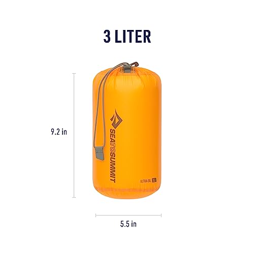 Sea to Summit Ultra-SIL Stuff Sack, Ultralight Outdoor and Travel Storage - color: Zinnia Yellow, style: 3 Liter